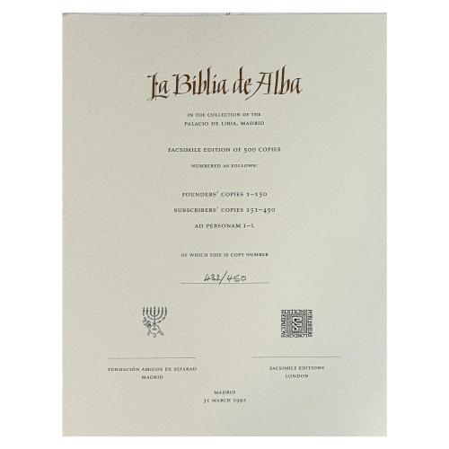 LA BIBLIA DE ALBA