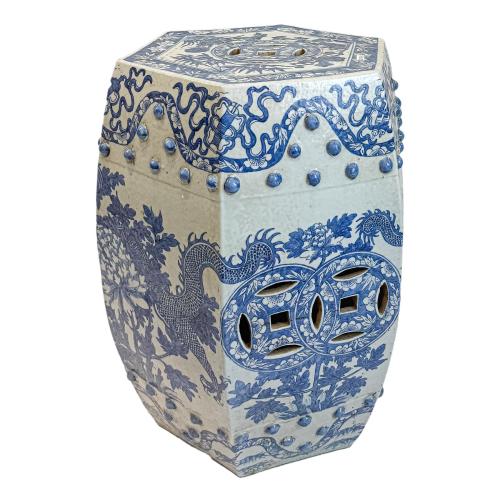 TABURETE DE PORCELANA CHINA DE MEDIADOS DE S. XX