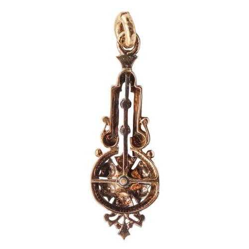 COLGANTE CON PERLAS DEL S.XIX
