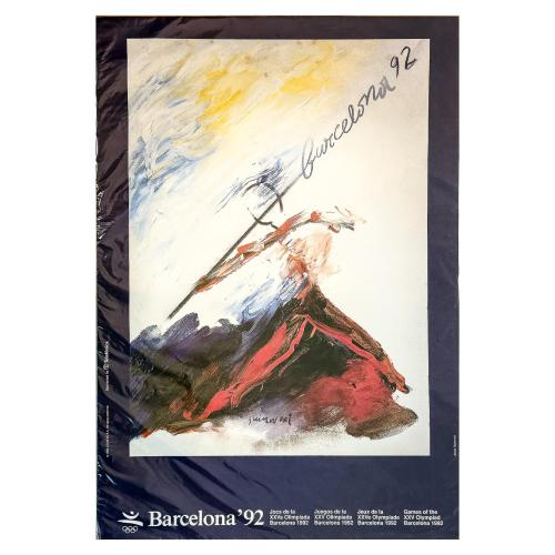 CARTEL DE LAS OLIMPIADAS DE BARCELONA 1992