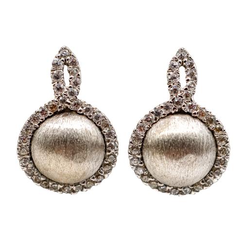 PENDIENTES DE PLATA CON CIRCONITAS