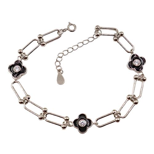 PULSERA DE PLATA CON CIRCONITAS