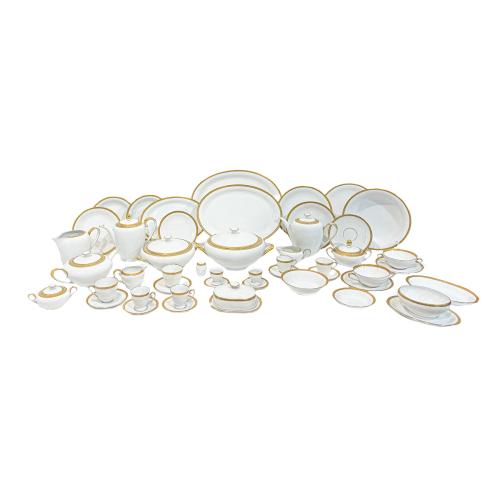 GRAN VAJILLA EN PORCELANA DE BAVARIA PARA 12 SERVICIOS