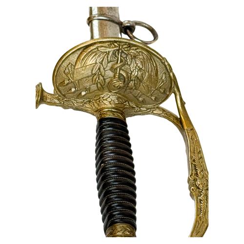 ESPADA DE CEÑIR FRANCESA DE FLES. DEL S.XIX