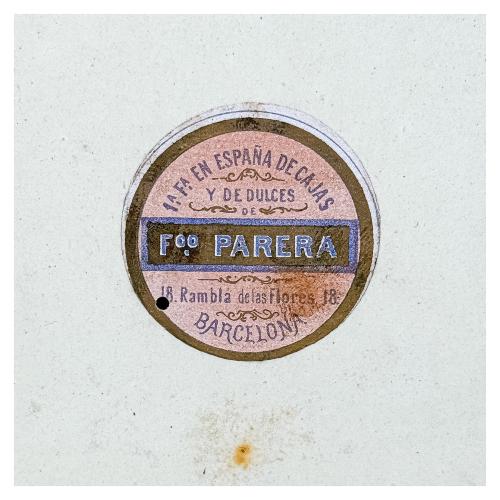 CAJA BOMBONERA DEL PRIMER TERCIO SIGLO XX