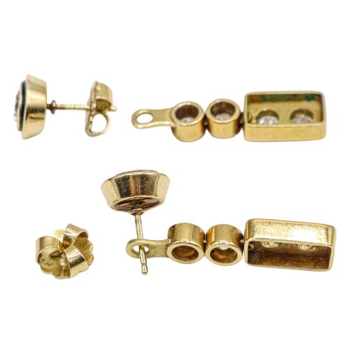 PENDIENTES DESMONTABLES CON BRILLANTES