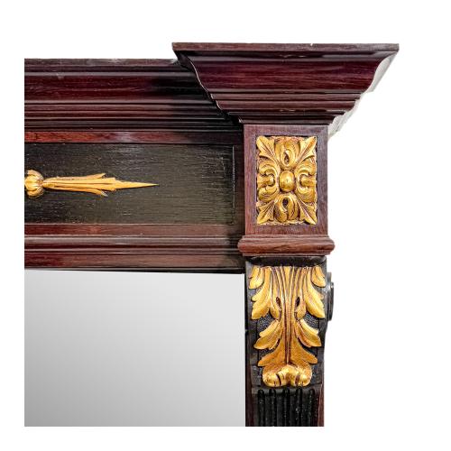 MUEBLE ENTREDOS ALFONSINO CON ESPEJO CIRCA 1880 