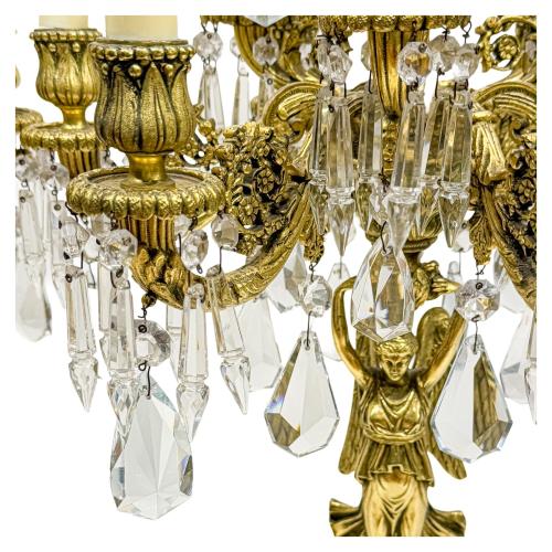 PAREJA DE CANDELABROS FINALES SIGLO XIX