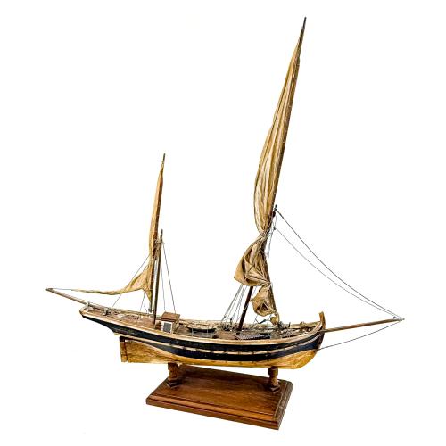 MAQUETA BARCO DE MEDIADOS DEL S.XX