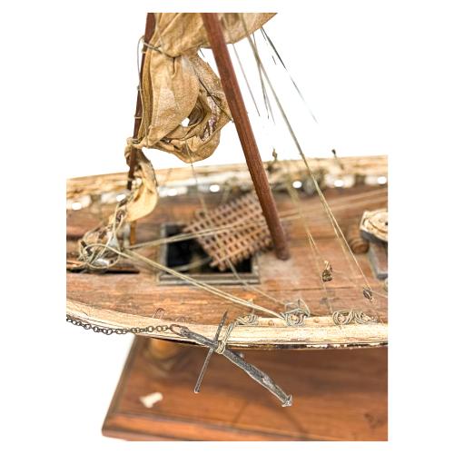 MAQUETA BARCO DE MEDIADOS DEL S.XX