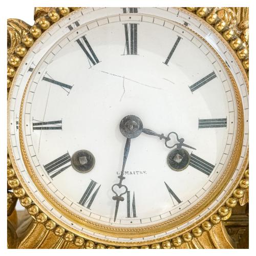 RELOJ DE SOBREMESA FRANCÉS DE FINALES DEL S.XIX