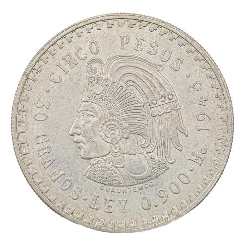 MONEDA DE CINCO PESOS MEXICANOS