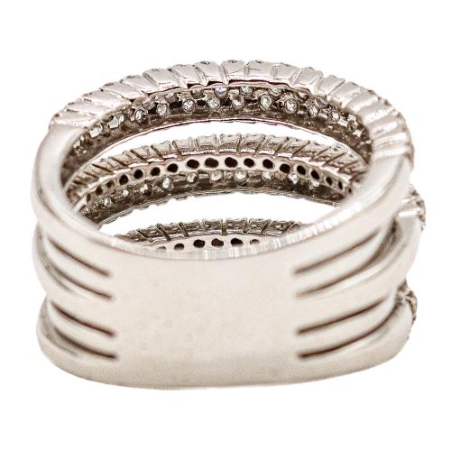 ANILLO ANCHO CON BRILLANTES