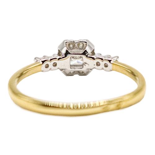 ANILLO CON BRILLANTES