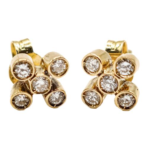 PENDIENTES CON BRILLANTES