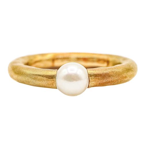 ANILLO CON PERLA DE CAPARROS