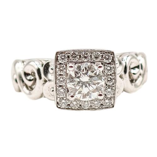 ANILLO ANCHO CON BRILLANTES