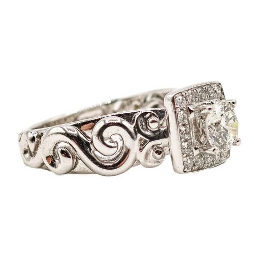 ANILLO ANCHO CON BRILLANTES