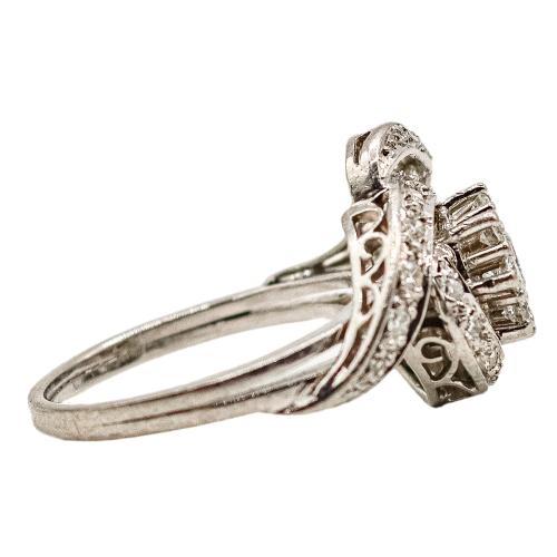 ANILLO ROSETÓN CON BRILLANTES