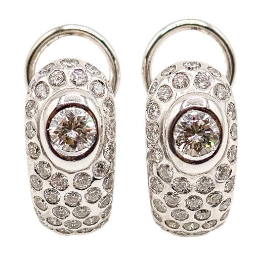 PENDIENTES CON BRILLANTES