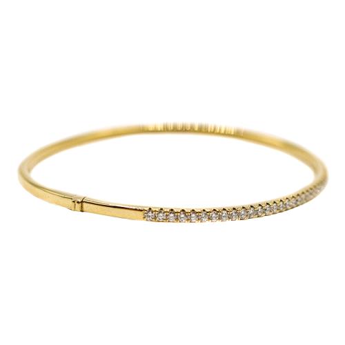 PULSERA ESCLAVA CON BRILLANTES