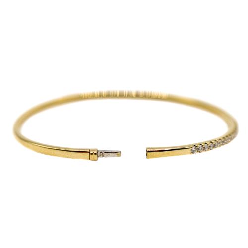 PULSERA ESCLAVA CON BRILLANTES