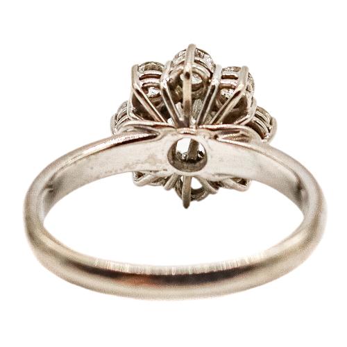 ANILLO ROSETÓN CON BRILLANTES