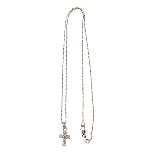 CRUZ COLGANTE CON BRILLANTES