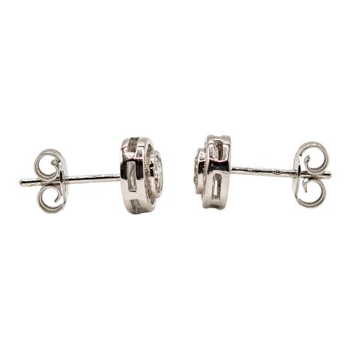 PENDIENTES SOLITARIO CON BRILLANTES