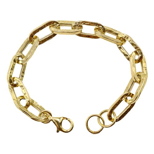 PULSERA DE PLATA SOBREDORADA