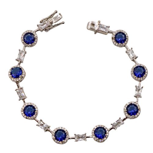 PULSERA DE PLATA CON CIRCONITAS