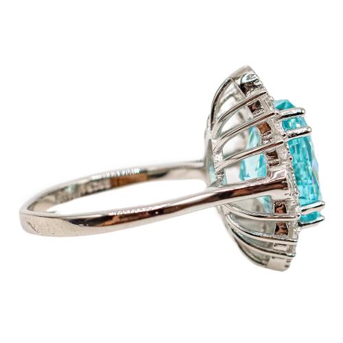 ANILLO ROSETÓN CON CIRCONITAS