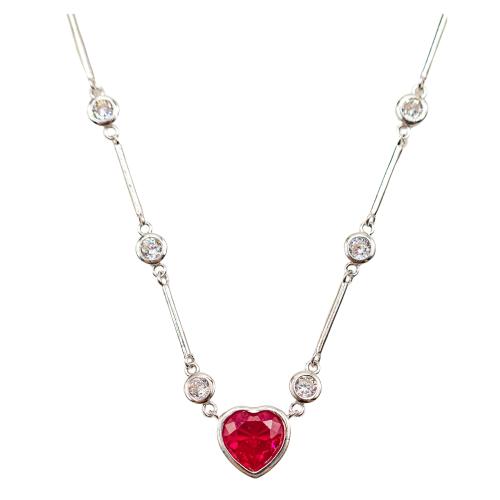 GARGANTILLA CORAZÓN CON CIRCONITAS