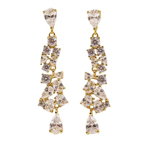 PENDIENTES LARGOS CON CIRCONITAS