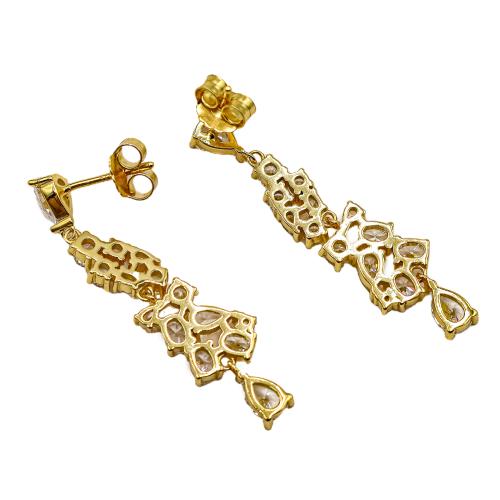 PENDIENTES LARGOS CON CIRCONITAS