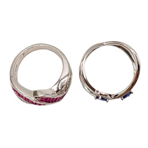 DOS ANILLOS CON CIRCONITAS
