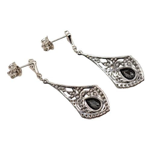 PENDIENTES LARGOS DE ESTILO ART DECÓ