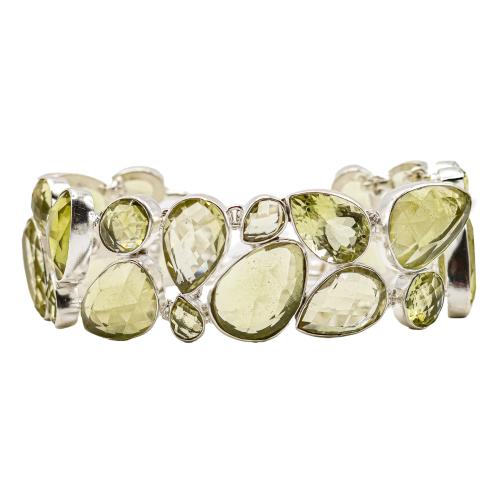 PULSERA CON CUARZO LIMÓN