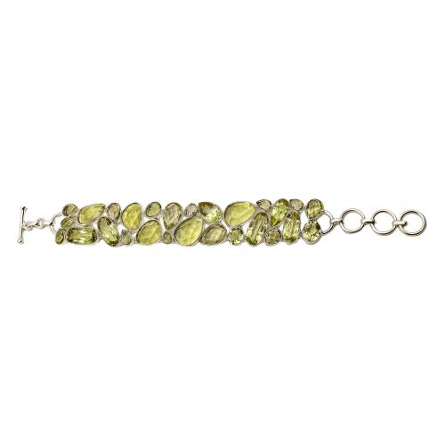 PULSERA CON CUARZO LIMÓN
