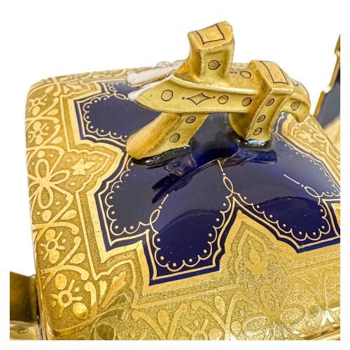  JUEGO DE CAFÉ DE PORCELANA FRANCESA. PRINCIPIOS DEL SIGLO X