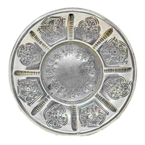 TACITA DE PLATA DE FINALES DE SIGLO XIX