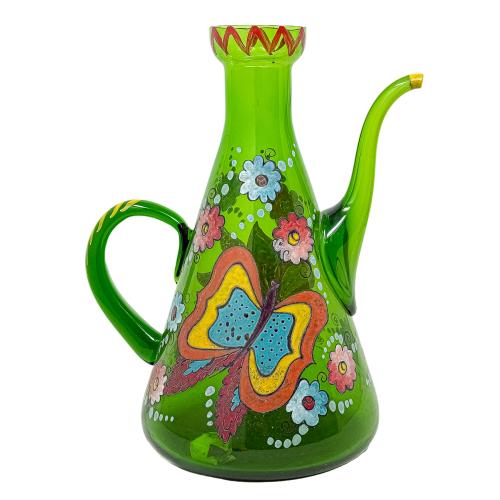 ACEITERA DE CRISTAL FIRMADA CIRERA