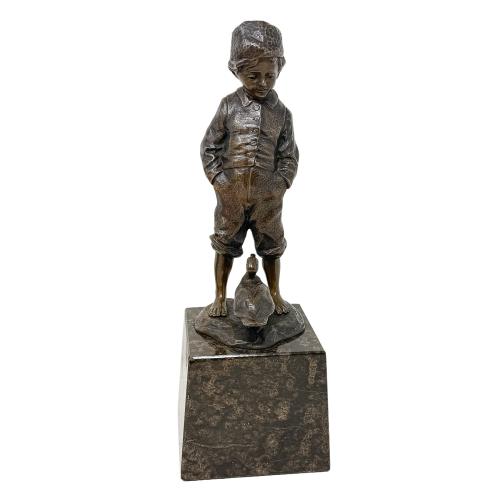 FIGURA EN BRONCE DE FINALES DEL SIGLO XX