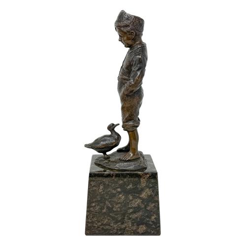 FIGURA EN BRONCE DE FINALES DEL SIGLO XX