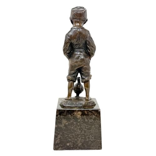 FIGURA EN BRONCE DE FINALES DEL SIGLO XX