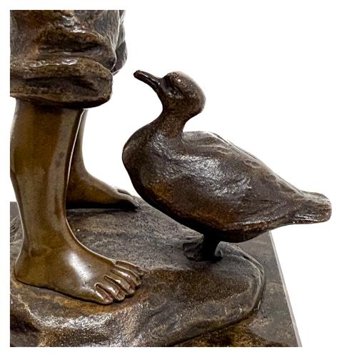 FIGURA EN BRONCE DE FINALES DEL SIGLO XX