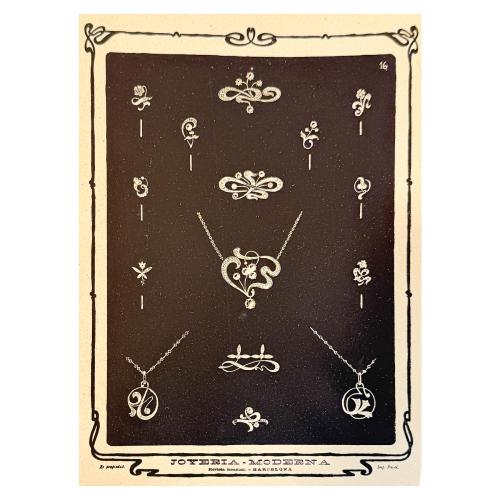 ALBUM DE JOYERIA MODERNA  1905-1910