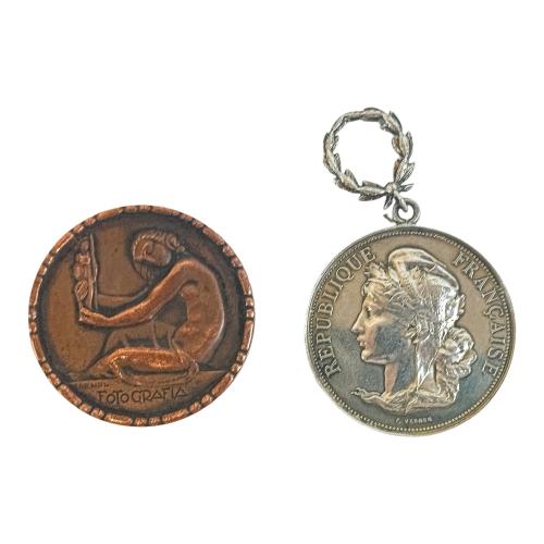 CINCO MEDALLAS CONMEMORATIVAS DE PPS. DEL S.XX