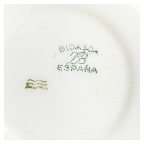 CONJUNTO DE TAZAS DE CAFÉ EN PORCELANA SEGUNDO TERCIO S.XX