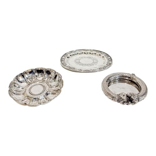 TRES CENTRITOS DE PLATA DE MEDIADOS DE SIGLO XX